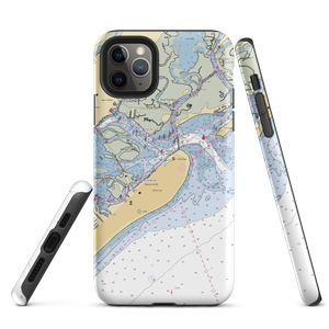 Ocean City Yacht Club (Ocean City, NJ) NOAA Chart  Tough iPhone Case