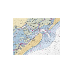 Ocean City Yacht Club (Ocean City, NJ) NOAA Chart Jigsaw Puzzle