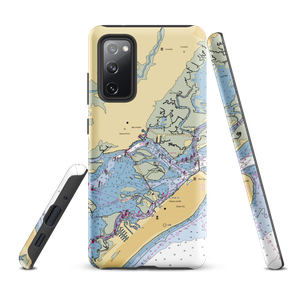 Somers Point Municipal Marina (Ocean City, NJ) NOAA Chart Samsung Phone Case