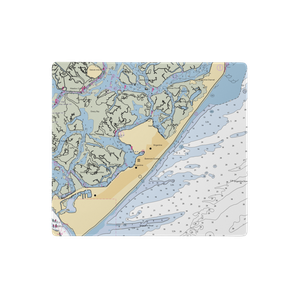 Brigantine Yacht Club (Brigantine, NJ) NOAA Chart  Gaming Mouse Pad