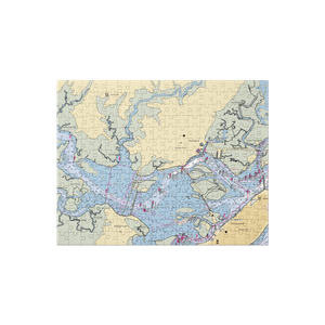 Waterfront Marine (Ocean City, NJ) NOAA Chart Jigsaw Puzzle