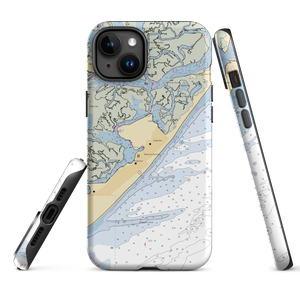 Deebold Boat Yard (Brigantine, NJ) NOAA Chart  Tough iPhone Case