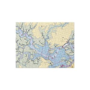 RPM Boat Sales and Marina (Egg Harbor Township, NJ) NOAA Chart Jigsaw Puzzle