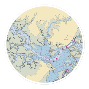 RPM Boat Sales and Marina (Egg Harbor Township, NJ) NOAA Chart Sticker