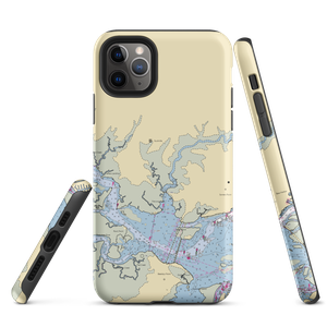 Bay Breeze Village (Egg Harbor Township, NJ) NOAA Chart  Tough iPhone Case