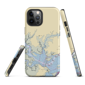 Bay Breeze Village (Egg Harbor Township, NJ) NOAA Chart  Tough iPhone Case