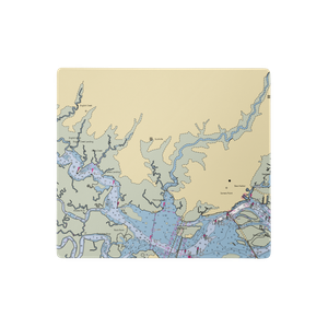 Bay Breeze Village (Egg Harbor Township, NJ) NOAA Chart  Gaming Mouse Pad