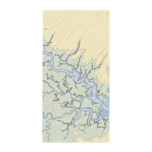 English Creek Manor (Egg Harbor Township, NJ) NOAA Chart Towel