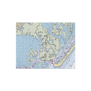 Captain Mike's Boats (West Creek, NJ) NOAA Chart Jigsaw Puzzle