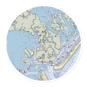 Captain Mike's Boats (West Creek, NJ) NOAA Chart Sticker