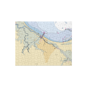 Lewes Yacht Club Marina (Harbeson, DE) NOAA Chart Jigsaw Puzzle