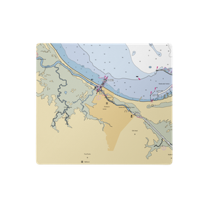 Lewes Yacht Club Marina (Harbeson, DE) NOAA Chart  Gaming Mouse Pad