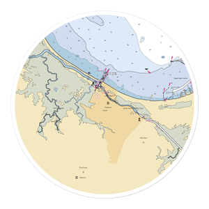 Lewes Yacht Club Marina (Harbeson, DE) NOAA Chart Sticker