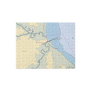 JP's Wharf Restaurant (Dover Afb, DE) NOAA Chart Jigsaw Puzzle