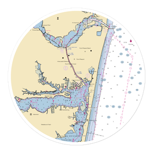 Lightning Jack's Marina (Pine Beach, NJ) NOAA Chart Sticker