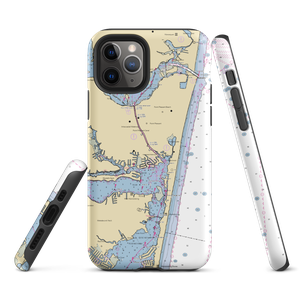 Forge Landing Marina (Pine Beach, NJ) NOAA Chart  Tough iPhone Case