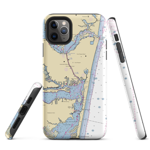 Brennan Boat Company and Marina (Pine Beach, NJ) NOAA Chart  Tough iPhone Case