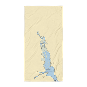 Lightning Jack's Marina (Allenwood, NJ) NOAA Chart Towel