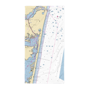 Pier 281 (Pine Beach, NJ) NOAA Chart Towel