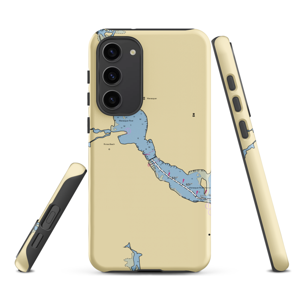 McCarthy's Marine Service (Brielle, NJ) NOAA Chart Samsung Phone Case Samsung Galaxy S23 Plus model shown