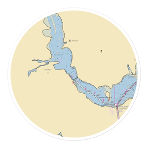 Safe Harbor Crystal Point (Brielle, NJ) NOAA Chart Sticker