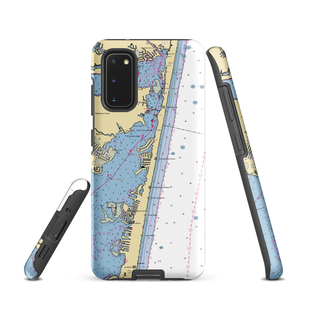 Kettle Creek Marina (Pine Beach, NJ) NOAA Chart Samsung Phone Case Samsung Galaxy S20 model shown