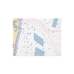 Clarks Landing Yacht Club & Marina, Point Pleasant, NJ (Brielle, NJ) NOAA Chart Jigsaw Puzzle