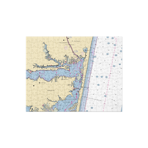 Sherman's Boat Basin (Mantoloking, NJ) NOAA Chart Jigsaw Puzzle