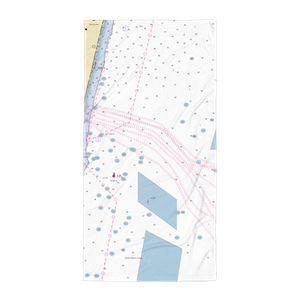 Brielle Yacht Club Marina (Brielle, NJ) NOAA Chart Towel