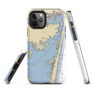 Drum Point Marina (Pine Beach, NJ) NOAA Chart  Tough iPhone Case