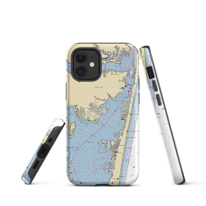 Shore Acres Yacht Club (Pine Beach, NJ) NOAA Chart  Tough iPhone Case