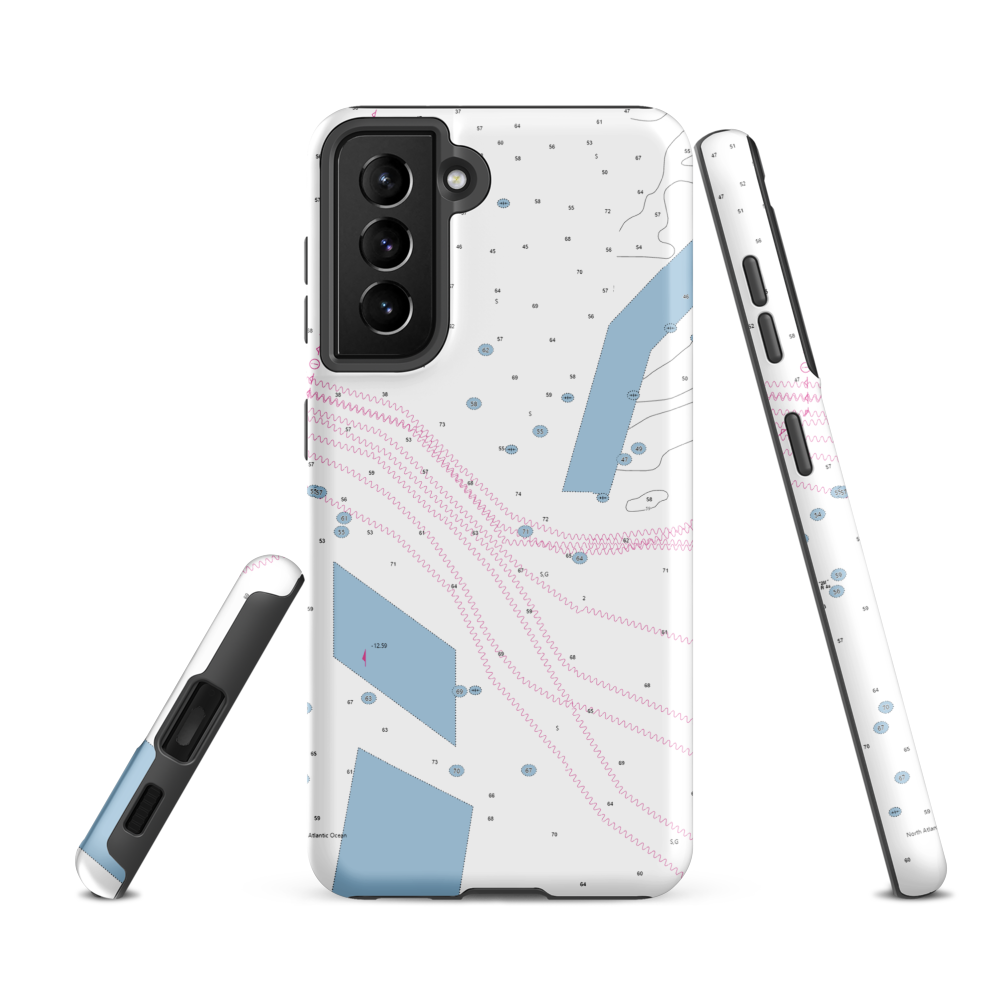 Deep Creek Cove Marina (Brielle, NJ) NOAA Chart Samsung Phone Case Samsung Galaxy S21 FE model shown