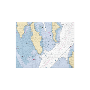 South Minneford Yacht Club (Bronx, NY) NOAA Chart Jigsaw Puzzle