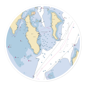 South Minneford Yacht Club (Bronx, NY) NOAA Chart Sticker