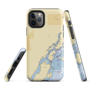 Glen Island Yacht Club (New Rochelle, NY) NOAA Chart  Tough iPhone Case