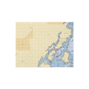 Glen Island Yacht Club (New Rochelle, NY) NOAA Chart Jigsaw Puzzle