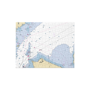 Huguenot Yacht Club (New Rochelle, NY) NOAA Chart Jigsaw Puzzle