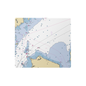 Huguenot Yacht Club (New Rochelle, NY) NOAA Chart  Gaming Mouse Pad