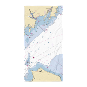 Snug Cove Marina (New Rochelle, NY) NOAA Chart Towel