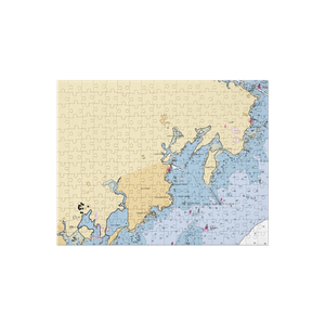 Larchmont Yacht Club (Mamaroneck, NY) NOAA Chart Jigsaw Puzzle