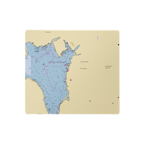 Manhasset Bay Ship Yard (Little Neck, NY) NOAA Chart  Gaming Mouse Pad