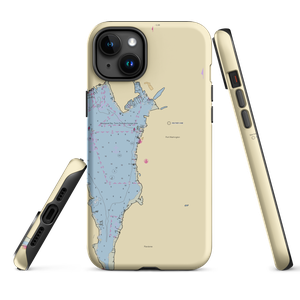 Manhasset Bay Yacht Club (Little Neck, NY) NOAA Chart  Tough iPhone Case