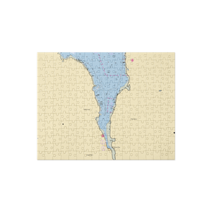 Shelter Bay Yacht Club (Little Neck, NY) NOAA Chart Jigsaw Puzzle