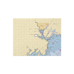 McMichael Yacht Brokers (Mamaroneck, NY) NOAA Chart Jigsaw Puzzle