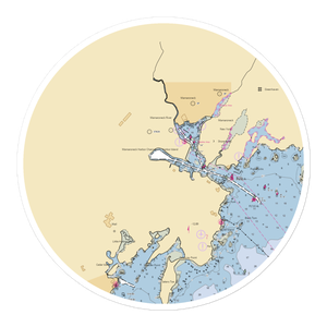 McMichael Rushmore Yard (Mamaroneck, NY) NOAA Chart Sticker