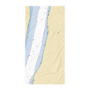 Palisade Boat Club (Yonkers, NY) NOAA Chart Towel