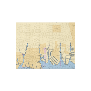 South Bay Marine Service (Amityville, NY) NOAA Chart Jigsaw Puzzle