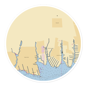 South Bay Marine Service (Amityville, NY) NOAA Chart Sticker