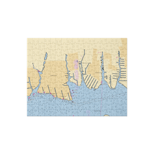 Pearl Grey Marine Service (Amityville, NY) NOAA Chart Jigsaw Puzzle