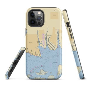 Breezy Point Yacht Club (Amityville, NY) NOAA Chart  Tough iPhone Case